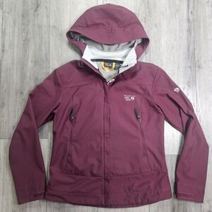 Mountain Hardware womens softshell Jacket Hooded Size large